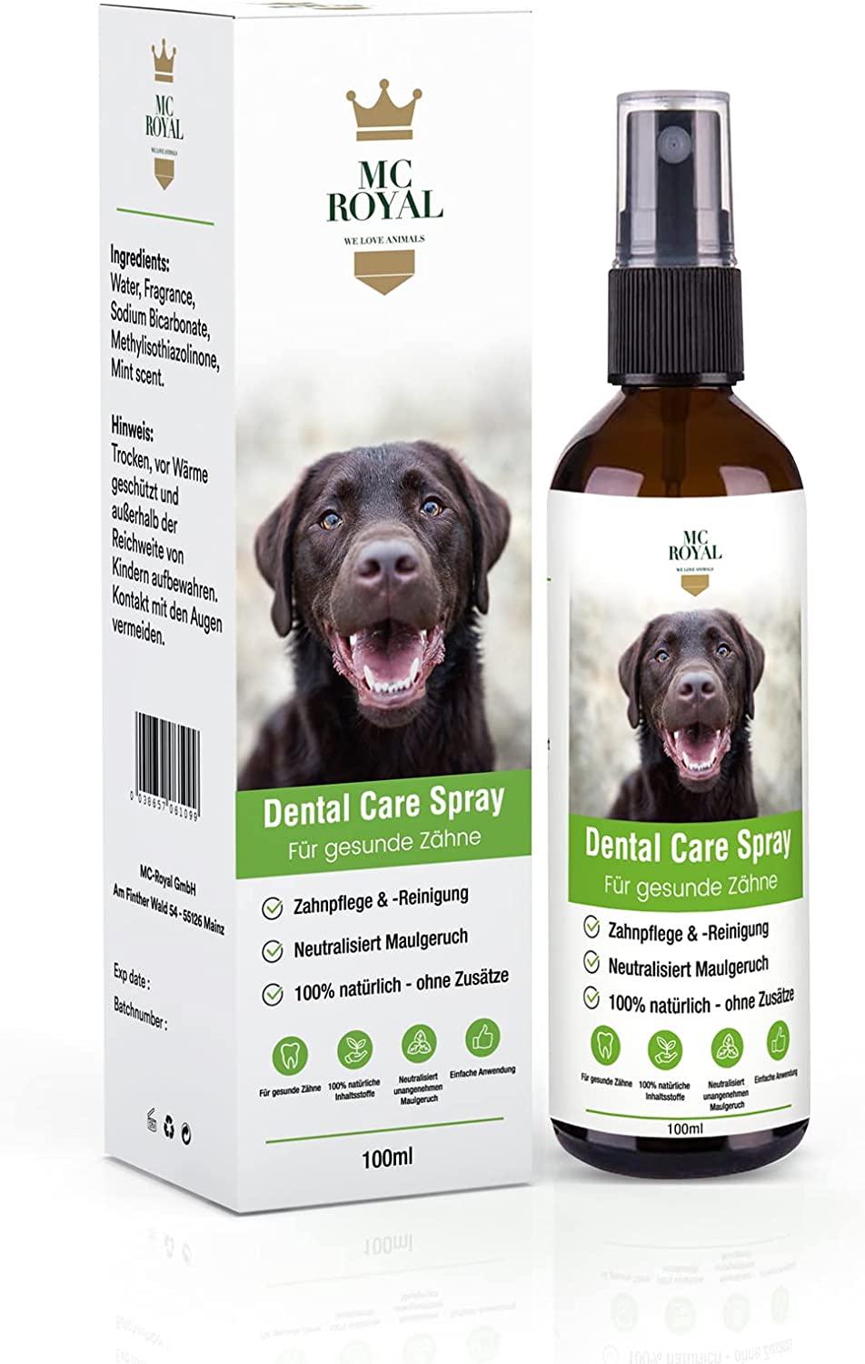 MC-Royal® Dental Care Spray für Hunde & Katzen – MC-ROYAL